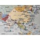 Vintage Map of Asia