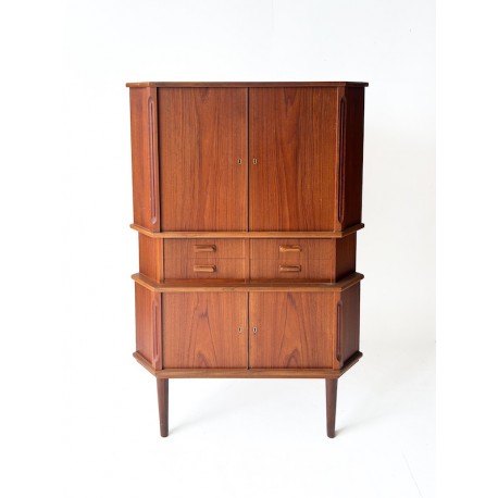 Vintage Danish Teak Corner Drinks Cabinet, 1960 id 19