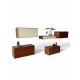 Beaver and Tapley SL Floating Wall System - Wall Unit with Drop Down Door Bar / Cabinet / Drawer / DeskSet