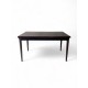 Danish Extension table with 2 leaves in dark timber id 79