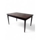 Danish Extension table with 2 leaves in dark timber id 79