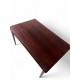 Danish Extension table with 2 leaves in dark timber id 79