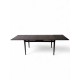Danish Extension table with 2 leaves in dark timber id 79