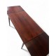 Danish Extension table with 2 leaves in dark timber id 79