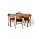 Danish Teak 1960' s  extension  table id 74