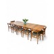 Rare Solid Oak Dining Table by Kurt Ostervig id 67