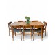 Rare Solid Oak Dining Table by Kurt Ostervig id 67