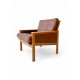 Illum Wikkelso Easy Chair in solid Oak with Danish Leather