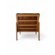 Illum Wikkelso Easy Chair in solid Oak with Danish Leather
