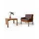Illum Wikkelso Easy Chair in solid Oak with Danish Leather