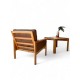 Illum Wikkelso Easy Chair in solid Oak with Danish Leather