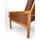 Illum Wikkelso Easy Chair in solid Oak with Danish Leather