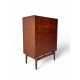 Dark Danish Teak Tall Boy id 70