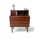 Danish Writing Bureau with pull out desk, 3 drawers and bookcase.