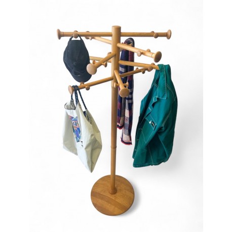 SOLID Oak COAT STAND BY NANNA DITZEL id 75