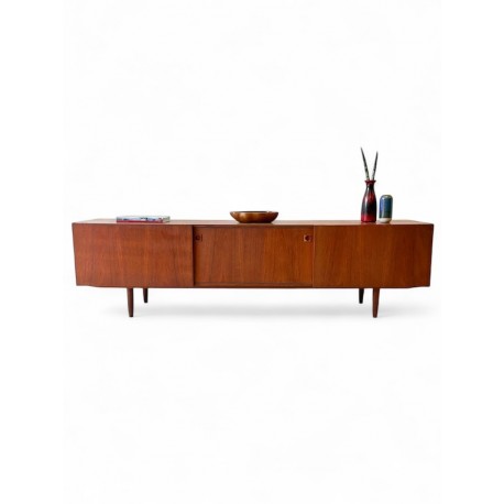 Extra Long Danish Teak Sideboard with sliding doors 2400 mm long.