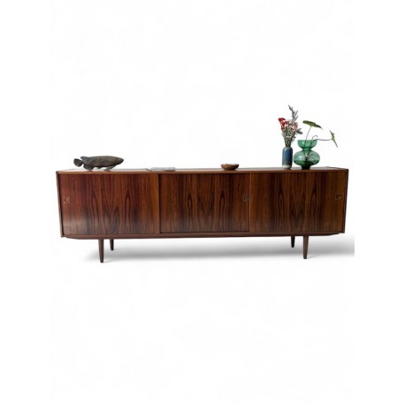Extra Large Danish Rosewood Sideboard with 3 sliding doors id 12.