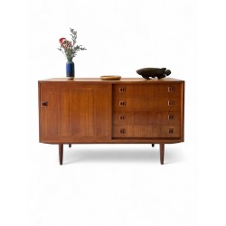 Danish Sideboard with sliding door and set of drawers id 22