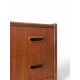 Slimline Danish Tall boy 665 wide with embossed handles