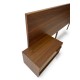 American Walnut Mid Century Low profile bed head V2.
