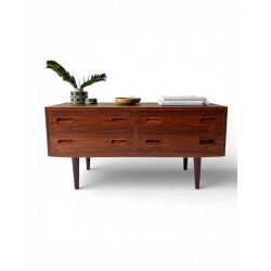 Poul Hundevad Chest of Rosewood Drawers - Low boy id 63