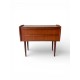 Danish Teak Low boy with 2 drawers and curved handle pull - id 68