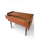 Danish Teak Low boy with 2 drawers and curved handle pull - id 68