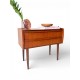 Danish Teak Low boy with 2 drawers and curved handle pull - id 68