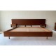Founds' Custom Made Mid Century Styled Bed head with floating bedsides and base.