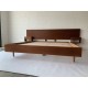Founds' Custom Made Mid Century Styled Bed head with floating bedsides and base.