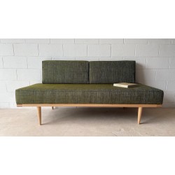 Torsby Daybed In Oak with Mokum Upholstery.