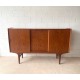 High Danish Teak Sideboard with centre drawers.