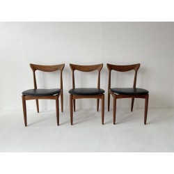 Set of 3 Danish Office or Occasional Chairs by H W Klein