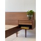 The Hague - founds custom made Mid Century Bed Head and base in Walnut
