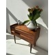 Danish Teak Low boy with 2 drawers and curved handle pull - id 68